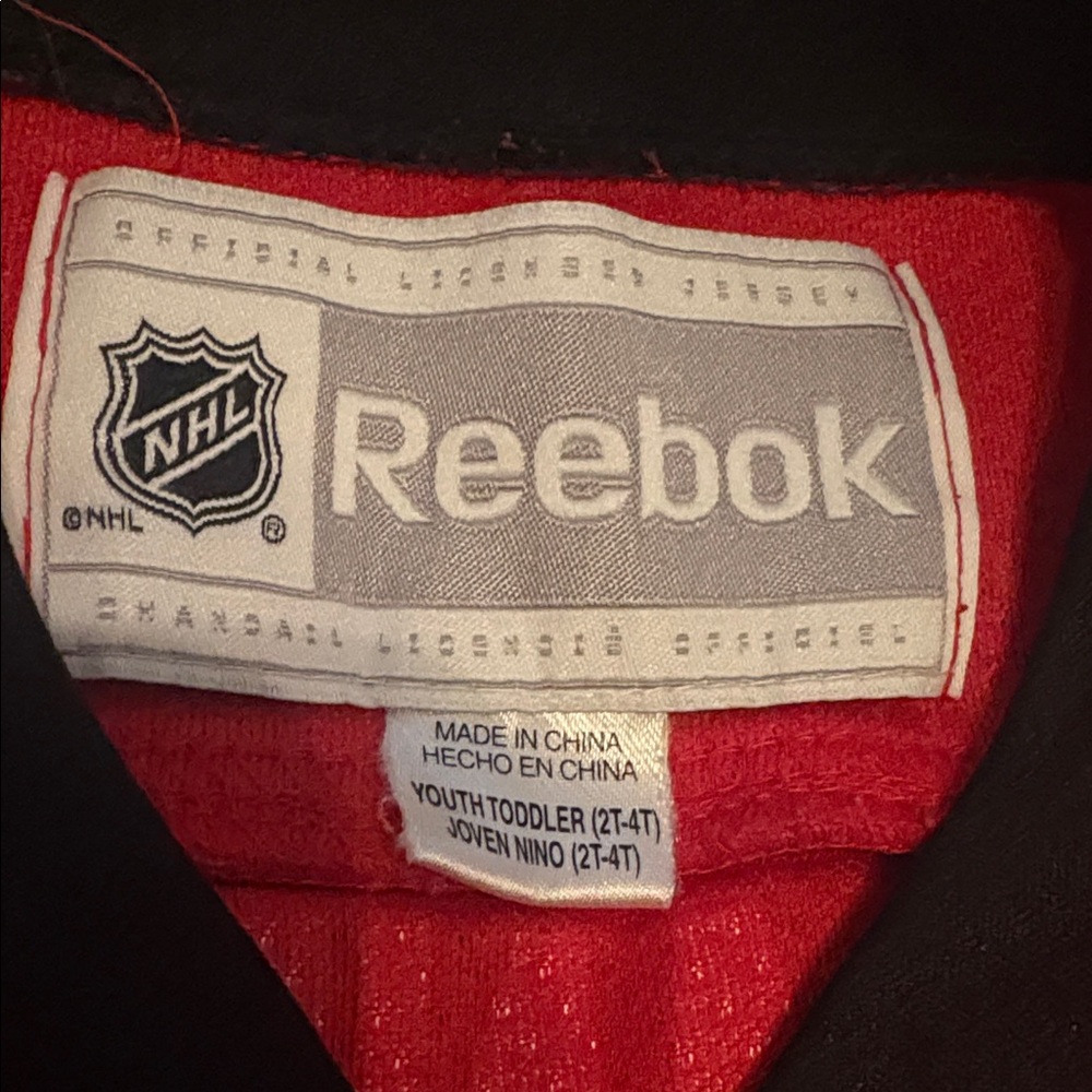 Reebok Chicago Blackhawks Patrick Kane #88 Jersey Childs 2-4T - Picture 6 of 7